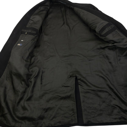 Vintage 2000s Hugo Boss Cashmere Longline Jacket Size XL | XL, Black