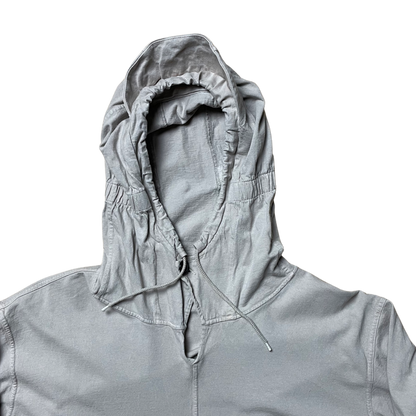 S/S 2008 Cloud Grey Triple Cotton Sniper Hood Single Pocket Pullover Hoodie