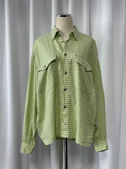 Versace Jeans Couture 1990s Check Cotton Shirt - L/XL
