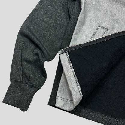 CDG Homme 2011 Silver Glitter Tri-pocket Work Jacket - L (M) | Grey