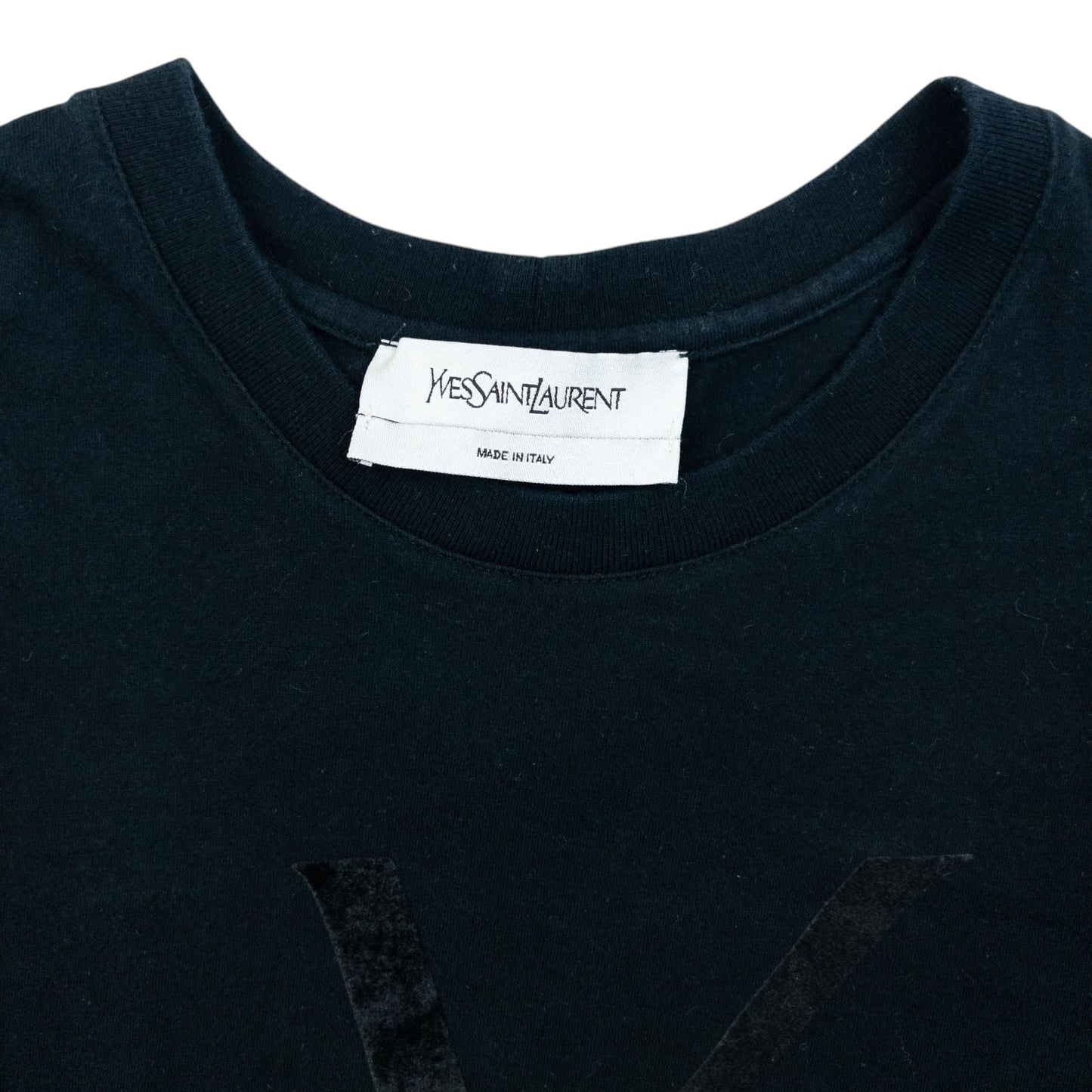 Vintage 2000s YSL Yves Saint Laurent By Tom Ford T Shirt Womens Size M | Medium, Black