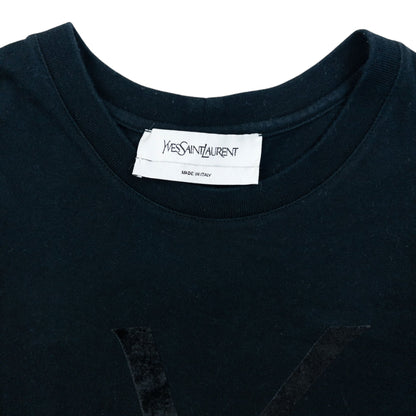 Vintage 2000s YSL Yves Saint Laurent By Tom Ford T Shirt Womens Size M | Medium, Black
