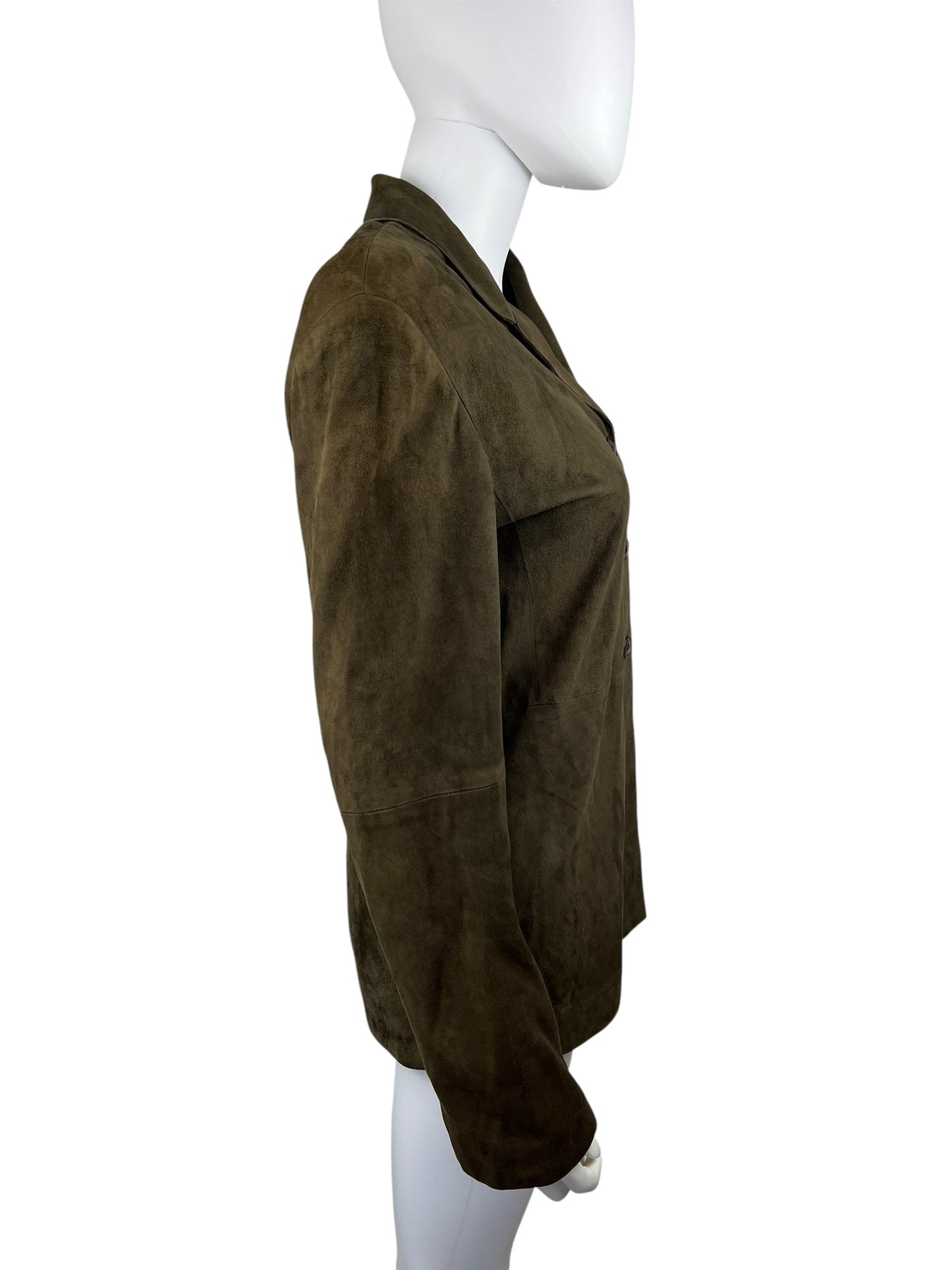 Emporio Armani suede jacket | Brown, Brown