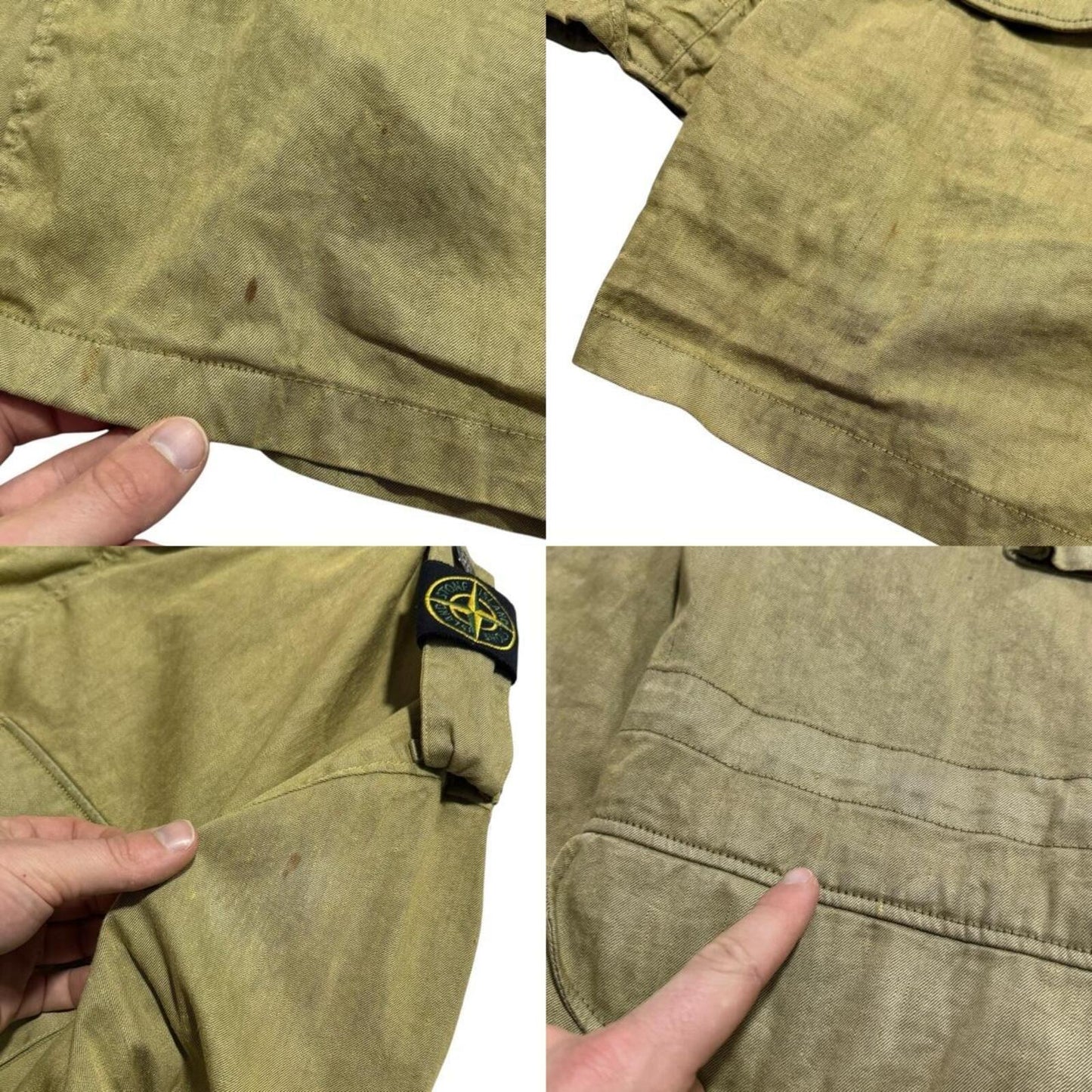 Stone Island Shoulder Badge Field Jacket | XXL, Olive