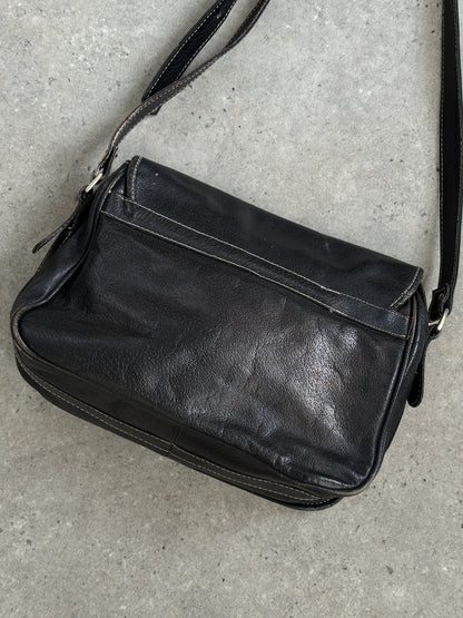 Gianfranco Ferre 1990s Leather Crossbody Bag