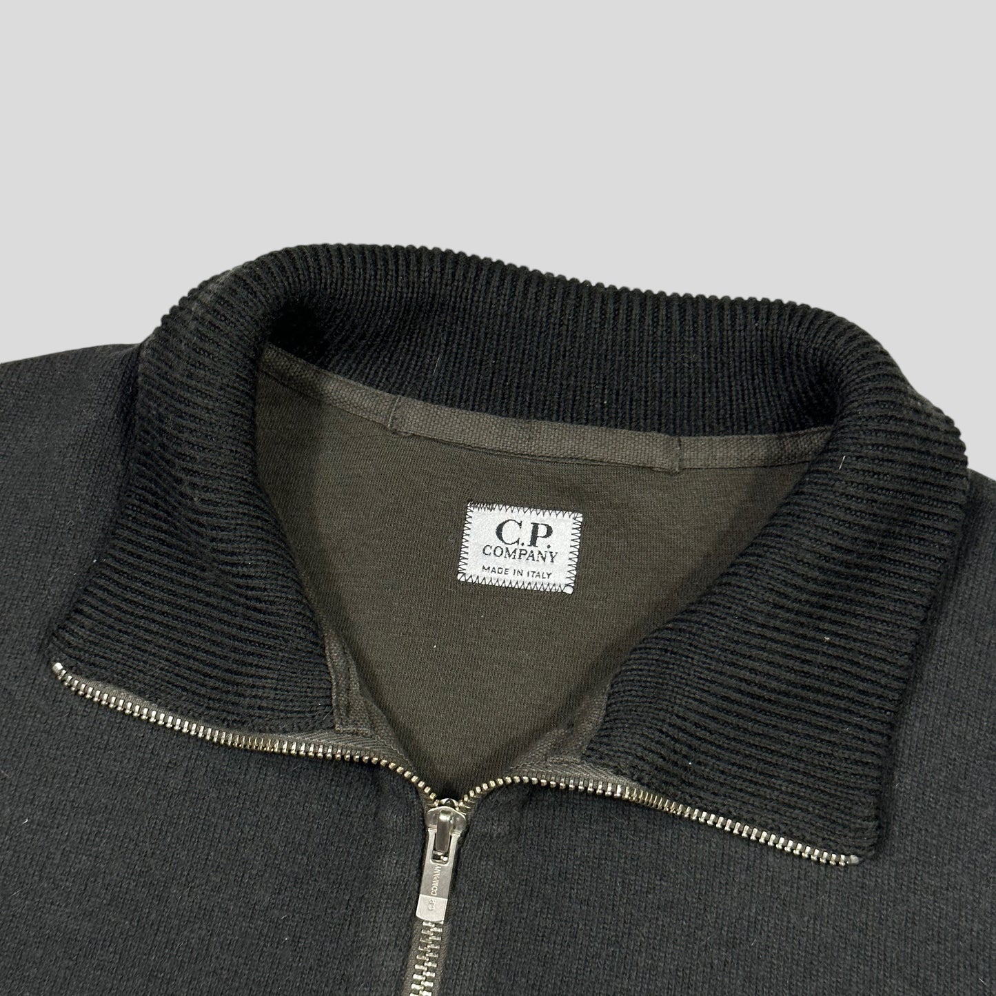 CP Company AW04 Collared Zip Knit Cardigan - L