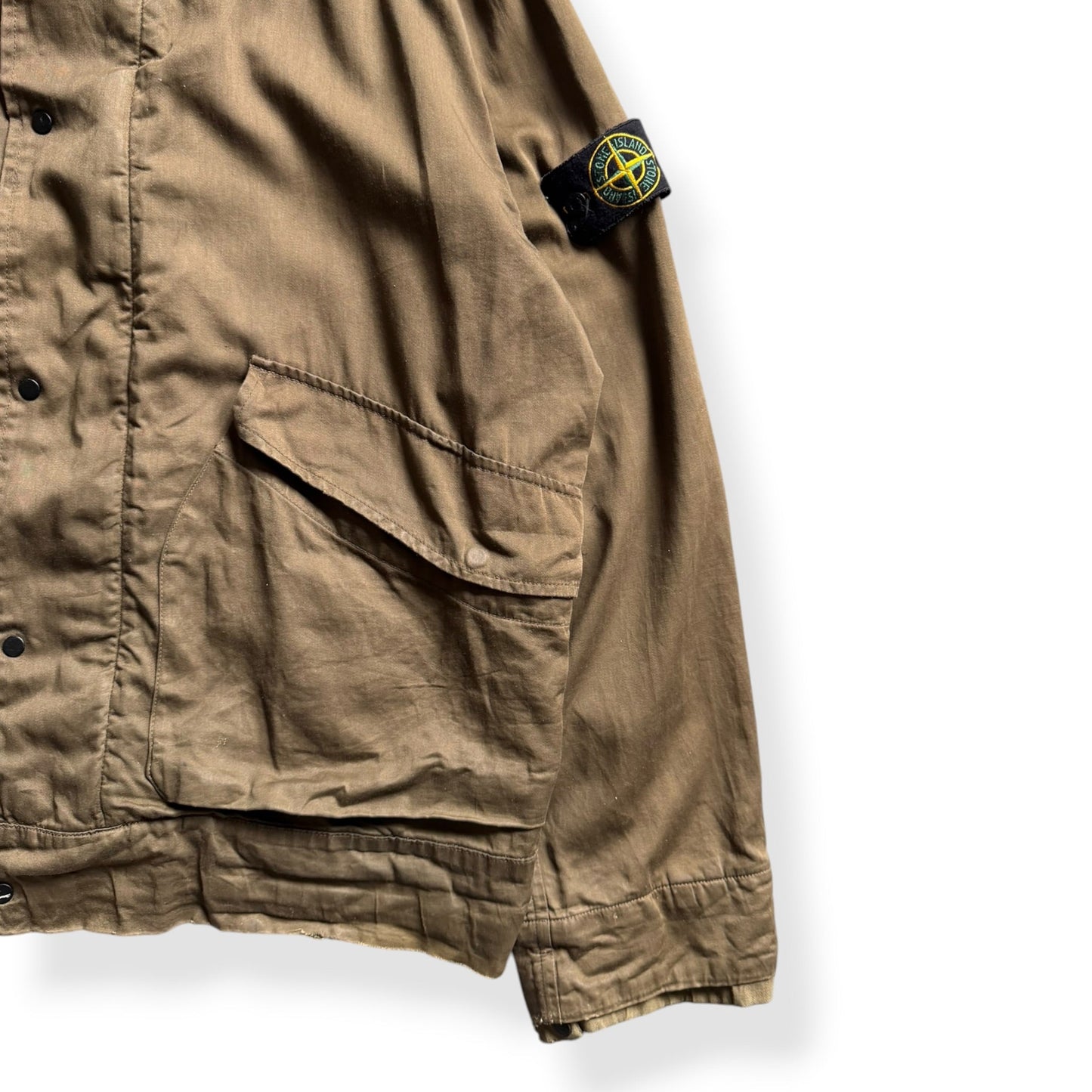 AW2001 Stone Island Raso Gommato Jacket (L) | Default Title, Multicoloured