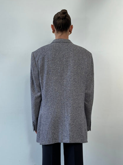 Sartoria Rossi x Ermenegildo Zegna Pure Cashmere Herringbone Blazer - 44R/XL