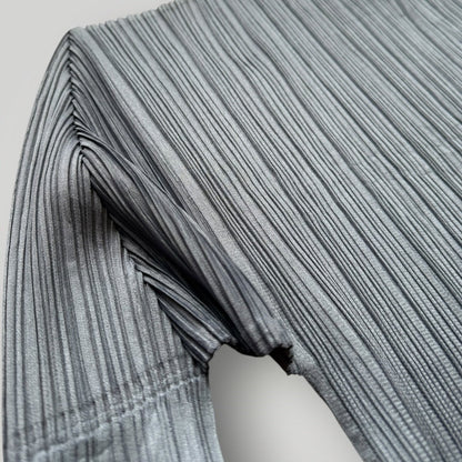 Issey Miyake Pleats Please Funnel Neck Long Sleeve 3