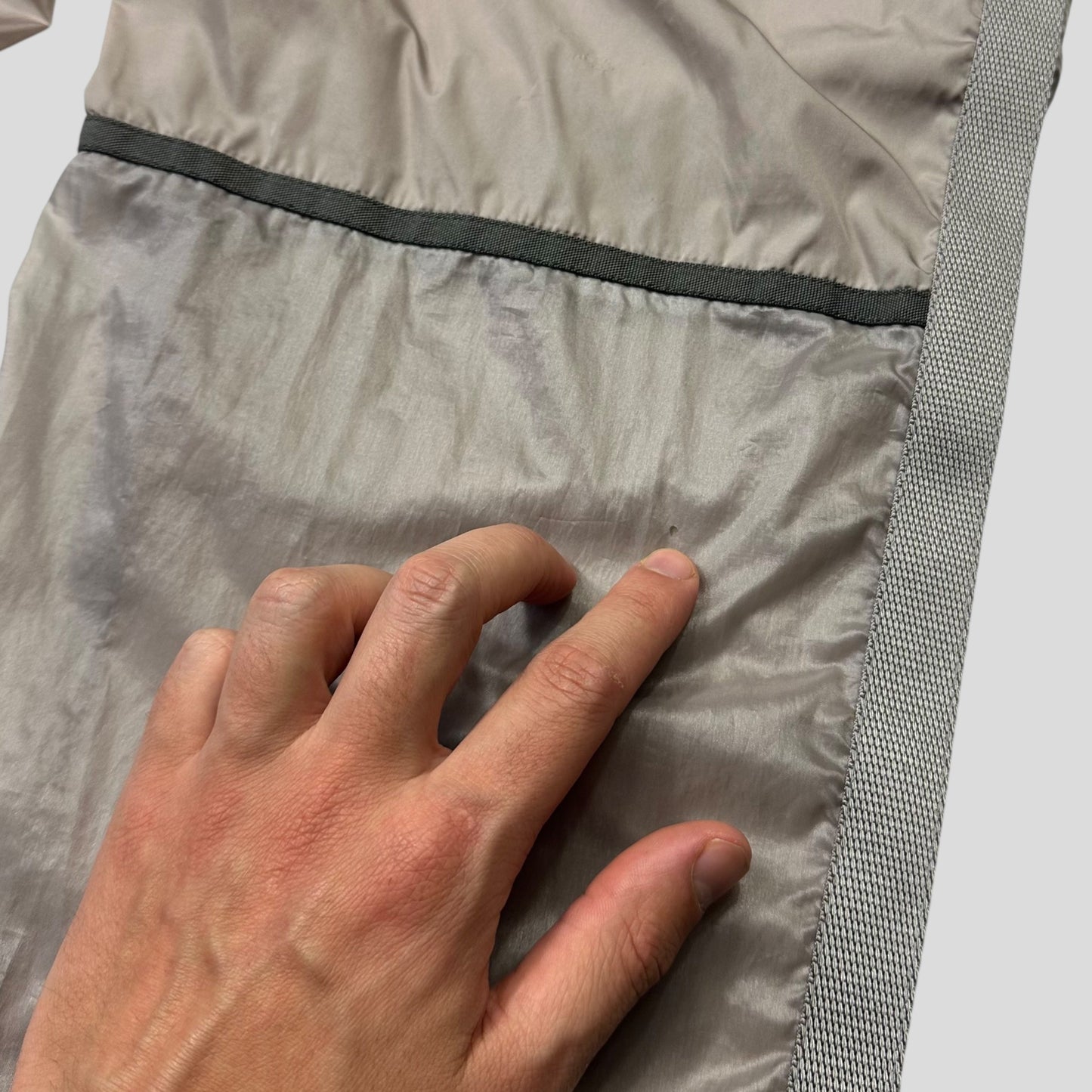 Prada Sport SS00 Transparent Panel Technical Nylon Trackpants - IT48