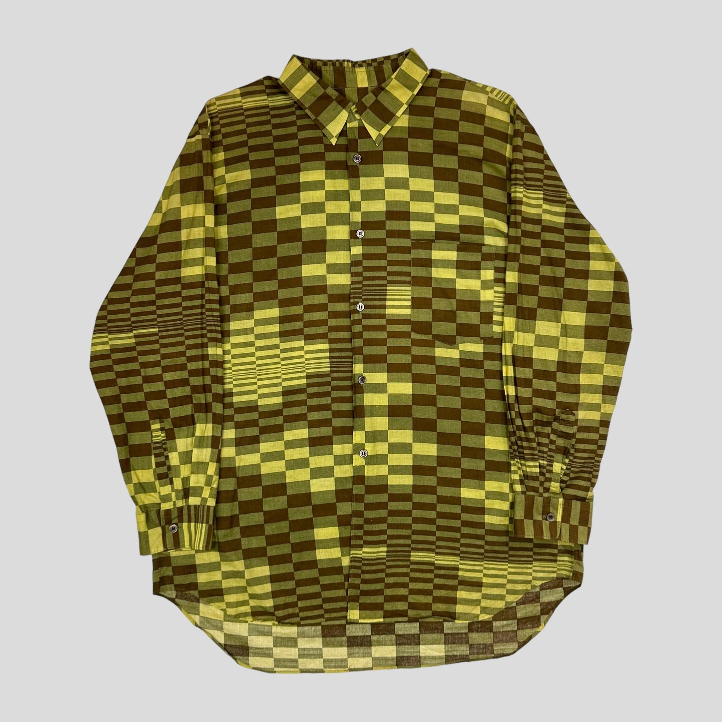 Comme Des Garçons AD2000 Optical Illusion Shirt - M