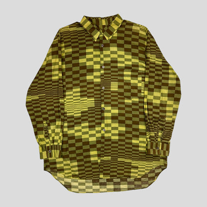 Comme Des Garçons AD2000 Optical Illusion Shirt - M