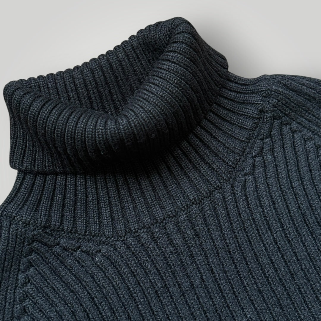 C.P. Company Lana Wool Ribbed Turtle Neck Knit 48 / S
