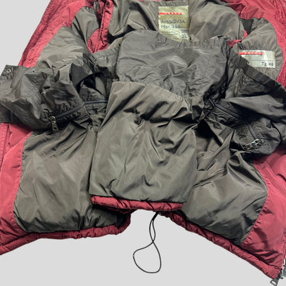 Prada Sport AW00 Nylon Down Technical Gilet Puffer - IT48 (M/L) | Medium, Red