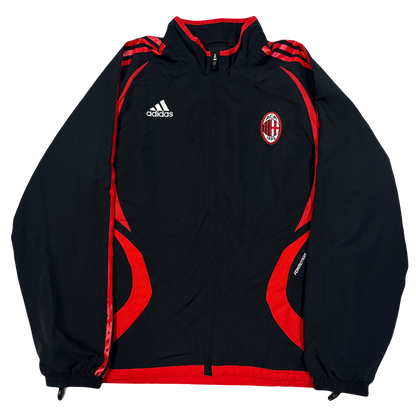 Adidas AC Milan 2006/07 Tracksuit In Black & Red ( L )