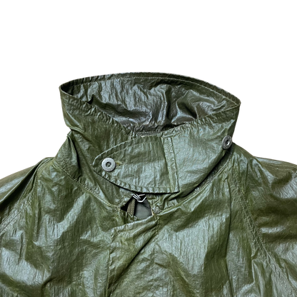 A/W 1988 Crocodile Green Dual Layer Ice Trench Coat