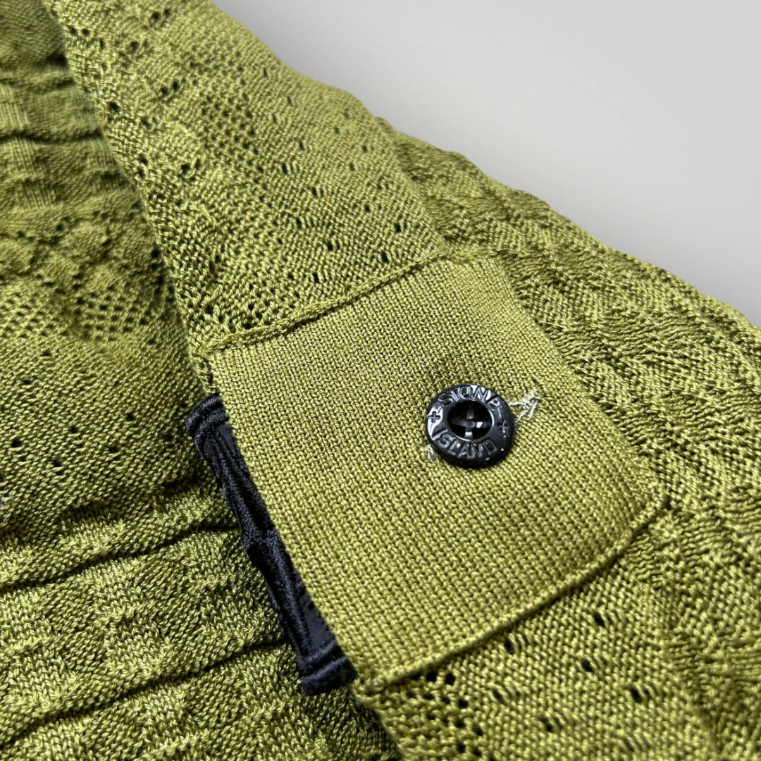 Stone Island Shadow Project Open Knit Cardigan L