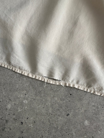 Ralph Lauren Pure Silk Short Sleeve Logo Polo Top - M