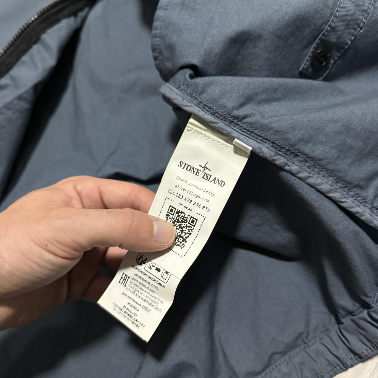 Stone Island Cotton Twill Jacket | Medium, Slate Grey