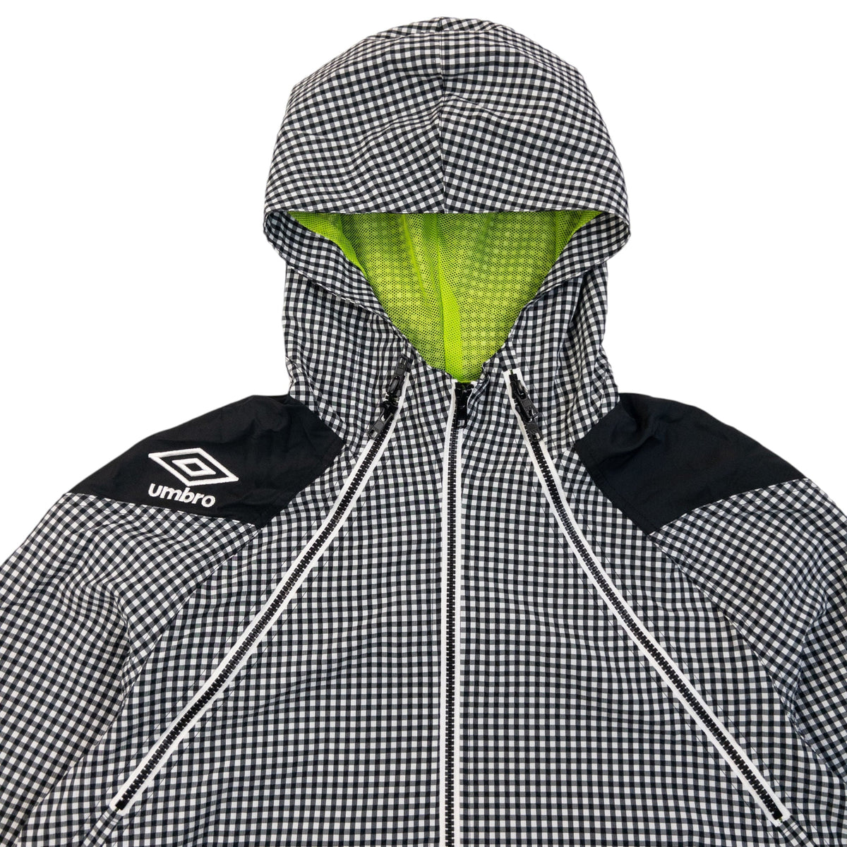 Vintage 2000s Umbro Triple Zip Checkered Jacket Size M | Medium, Multicoloured