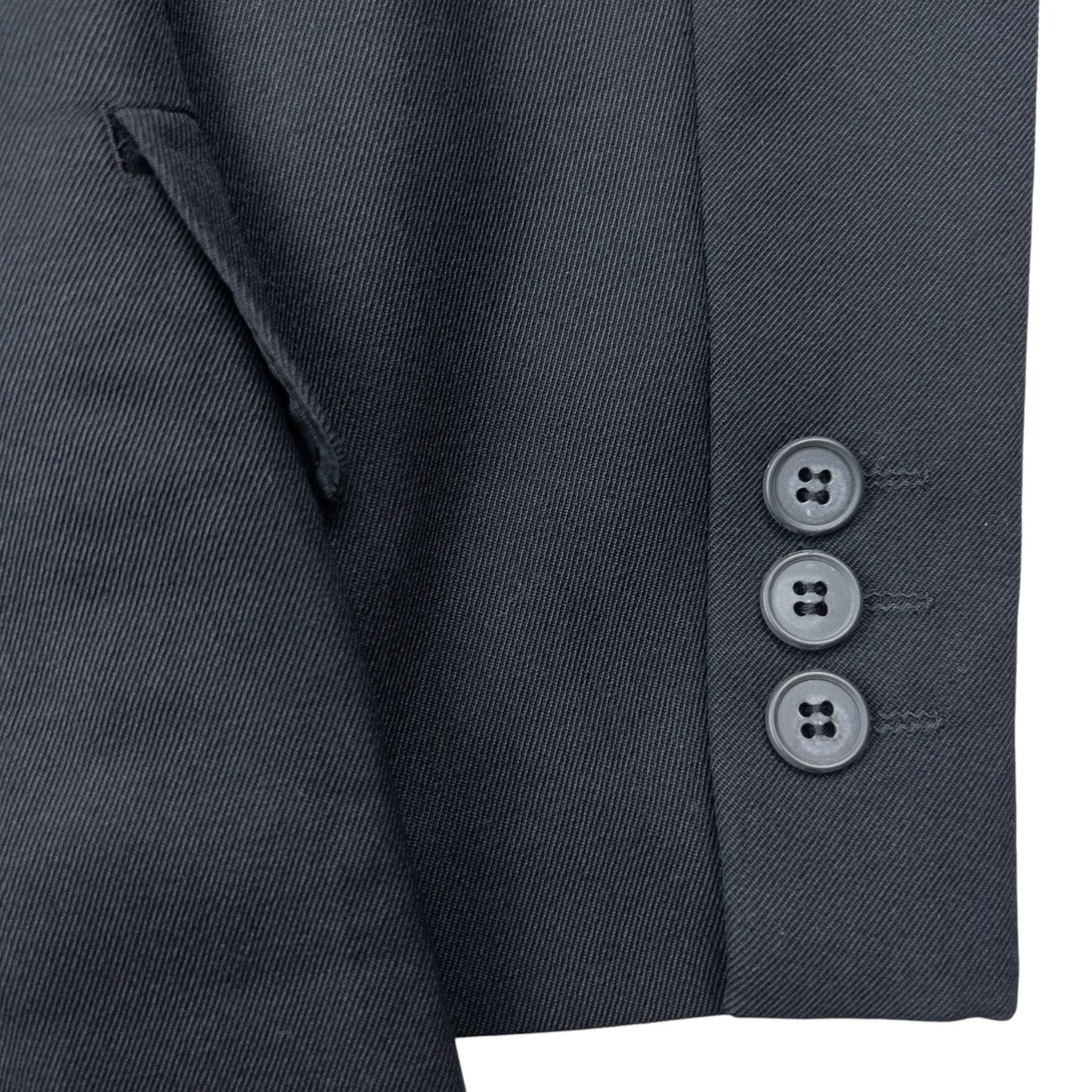 Vintage 90s Yohji Yamamoto D'Urban A.A.R Button Up Jacket Size M | Medium, Black