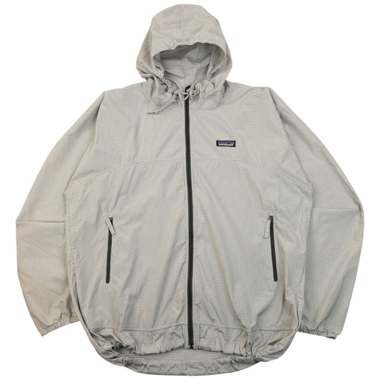 Vintage 2000s Patagonia Checkered Lightweight Jacket Size L | Large, Grey