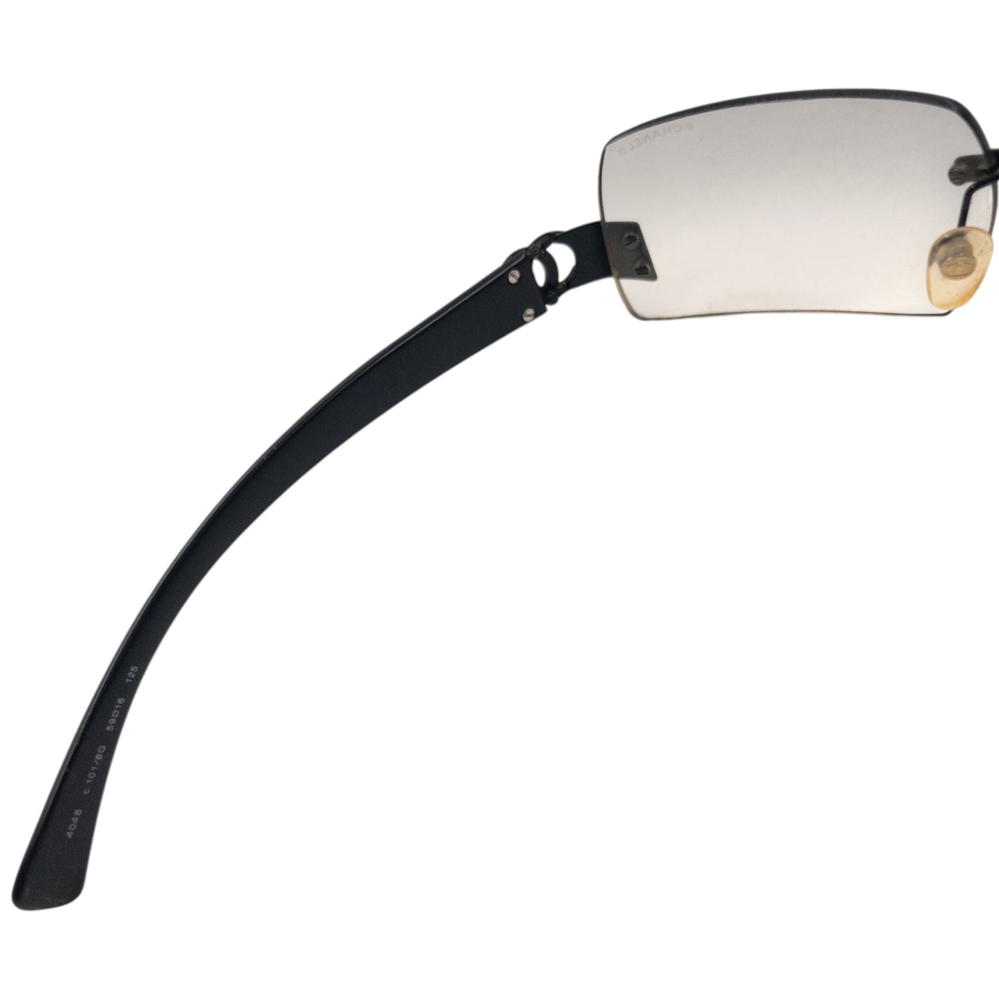 Vintage 2000s Chanel Rimless Sunglasses | O/S, Black