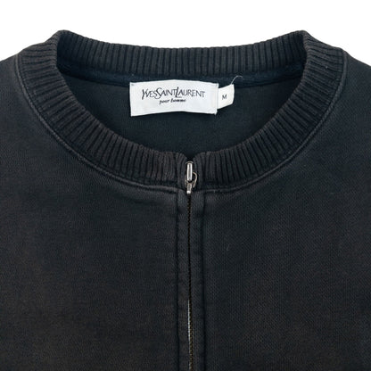 Vintage 2000s YSL Yves Saint Laurent Zip Up Sweatshirt Size L | Large, Multicoloured