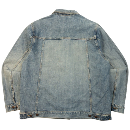 Vintage 90s Oakley Button Up Denim Jacket Size XL | XL, Blue