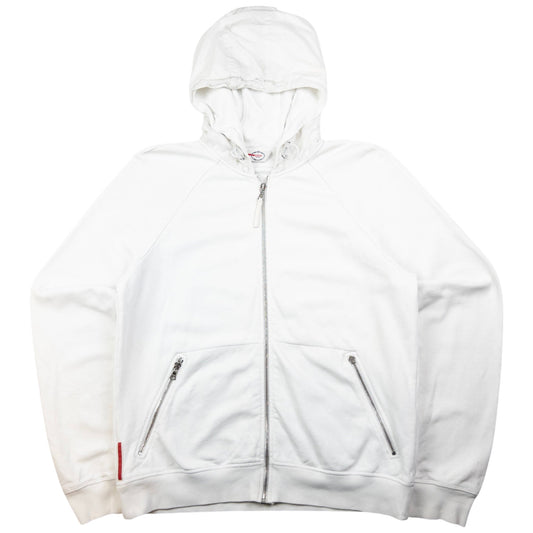 Vintage Prada Sport Zip Up Hoodie Womens Size L