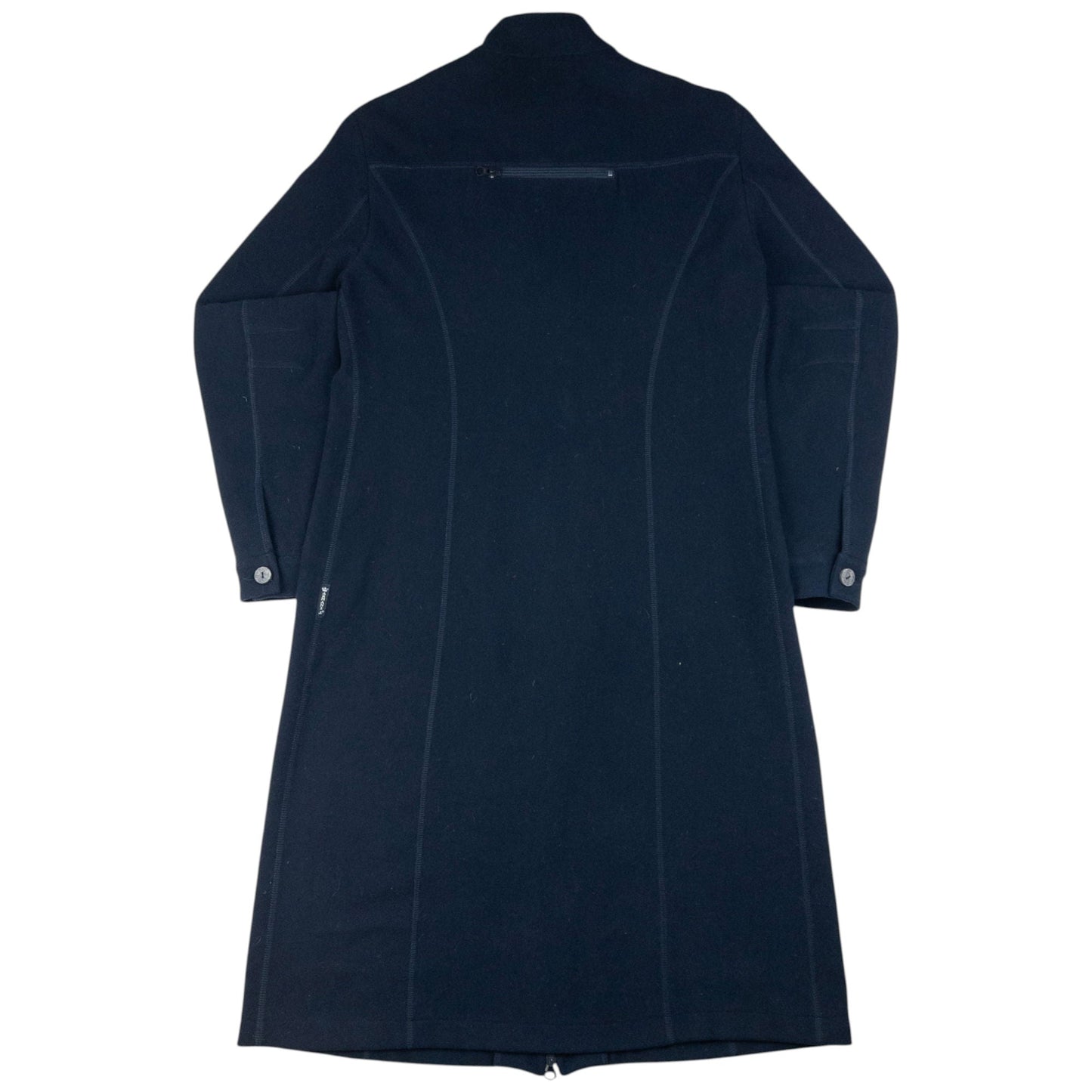 Vintage Armani Jeans Asymetrical Longline Zip Up Jacket Womens Size L