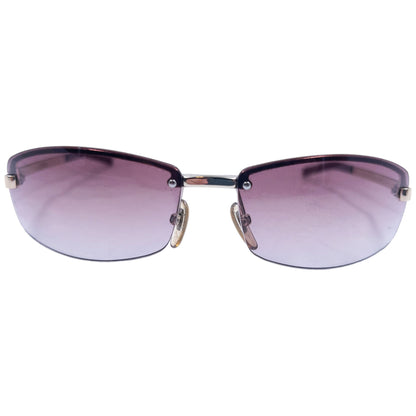 Vintage 90s Gucci Rimless Sunglasses | O/S, Brown