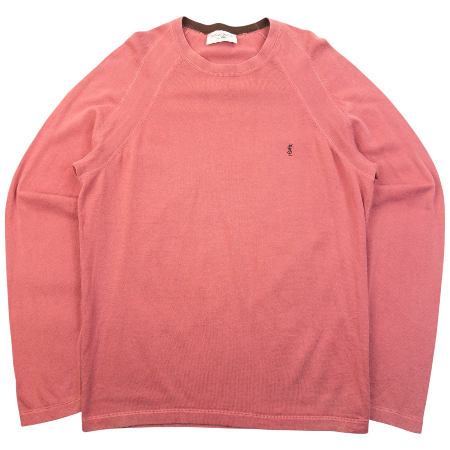 Vintage 2000s YSL Yves Saint Laurent Lightweight Jumper Size M | Medium, Pink