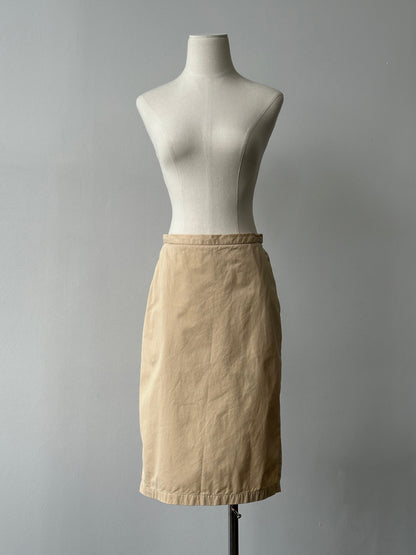 Iceberg 1990s Pure Cotton Midi Skirt - W28