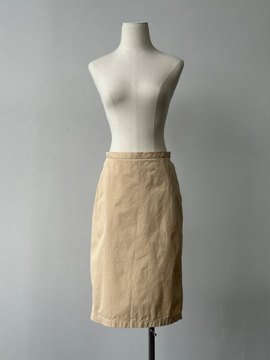 Iceberg 1990s Pure Cotton Midi Skirt - W28