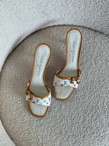 Vintage 2000s Louis Vuitton Takashi Murakami Heels / EU35.5 | DEFAULT TITLE, Multicoloured