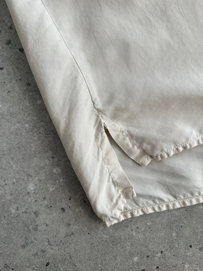 Ralph Lauren Pure Silk Short Sleeve Logo Polo Top - M