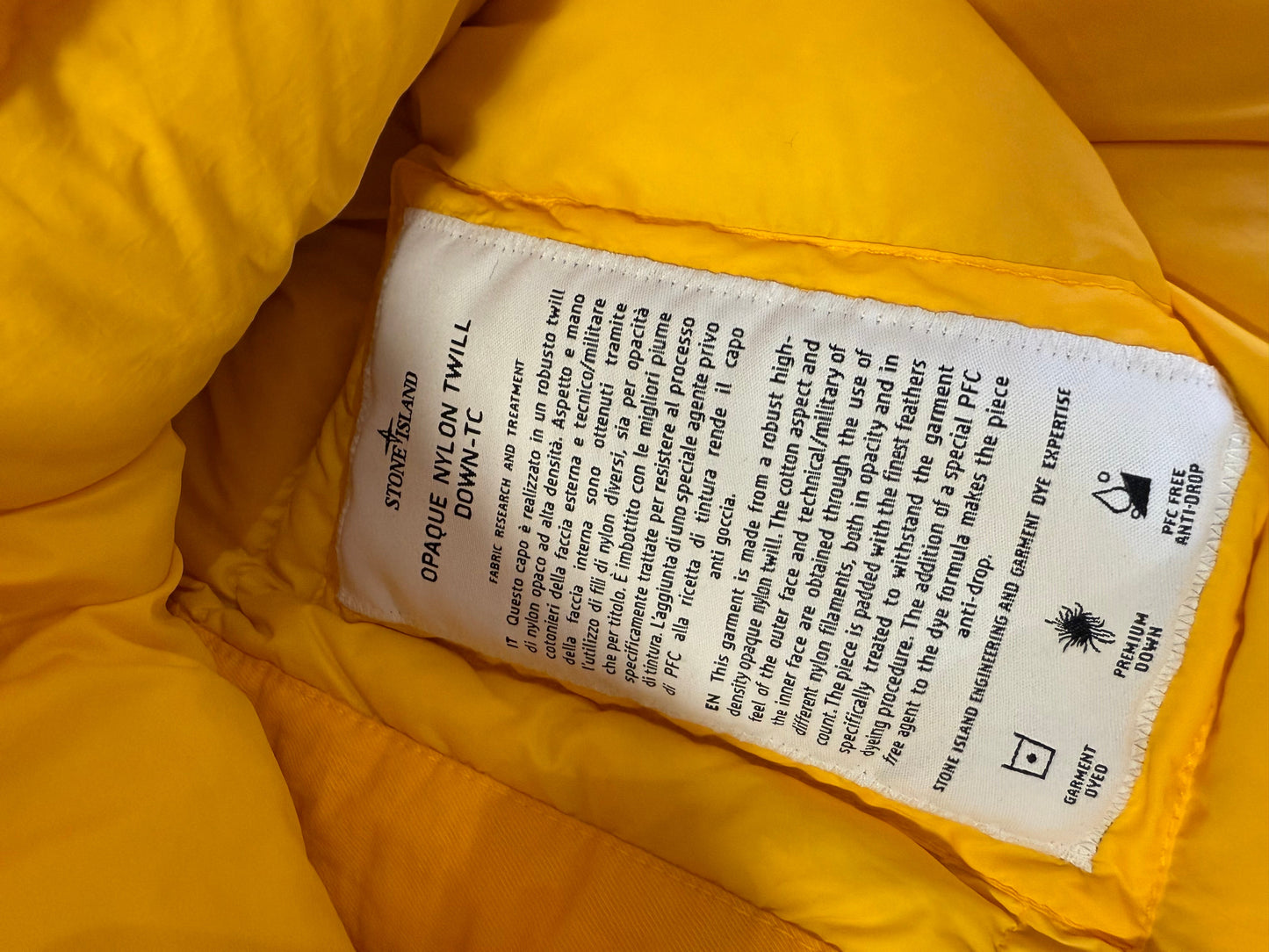 Stone Island AW/22 Opaque Nylon Twill Down-TC Parka Coat XL BNWT