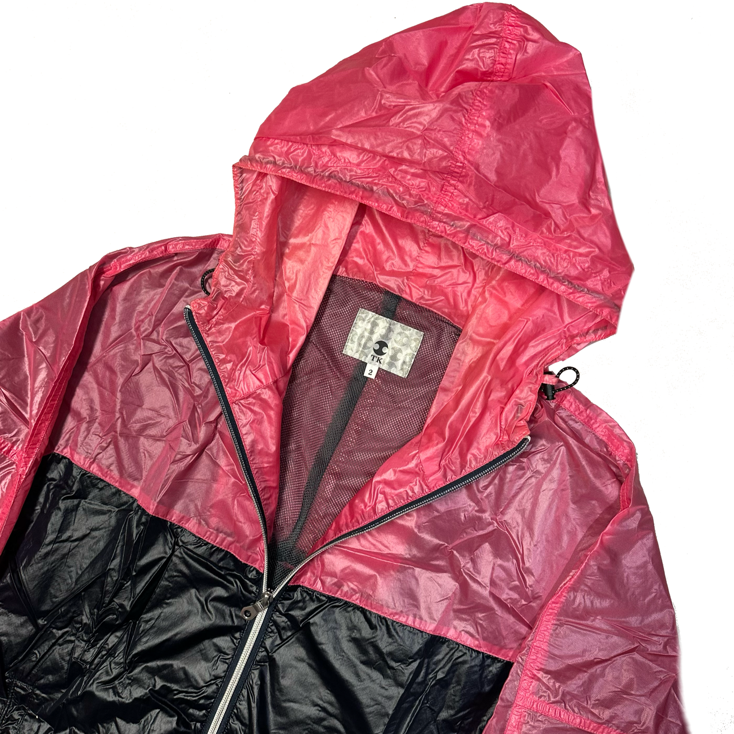 Takeo Kikuchi Jacket In Pink & Black (M) | Medium, Black