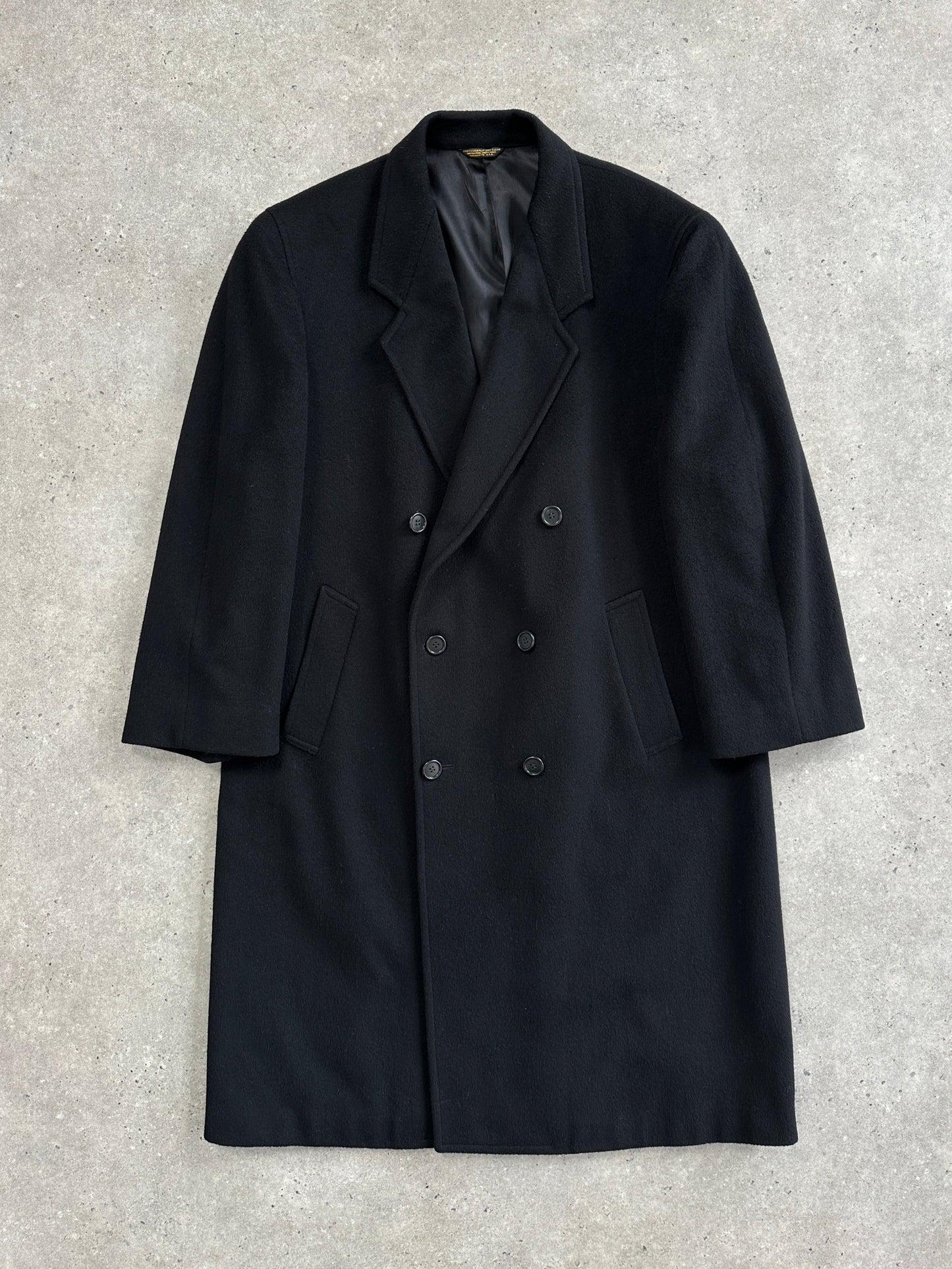 Pierre Cardin 1990s Pure Wool Double Breasted Coat - XXL