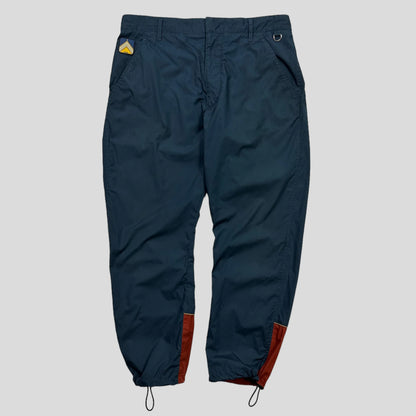 Prada Milano 2017 Rubber Logo Tech Trousers - M/L