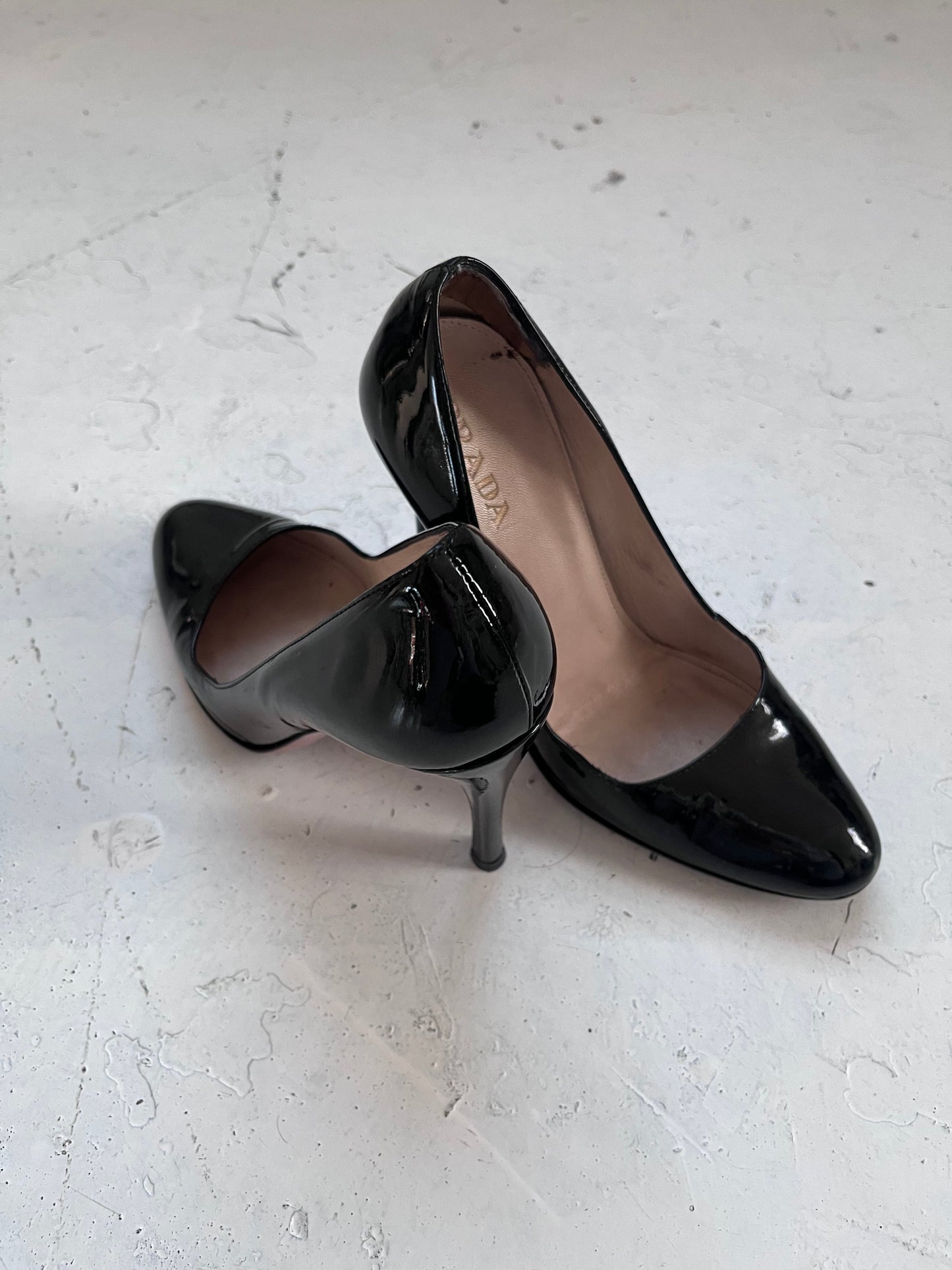 2000s prada heels | BLACK, Black
