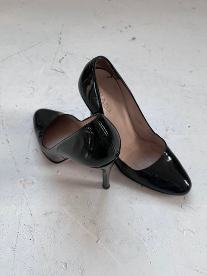 2000s prada heels | BLACK, Black