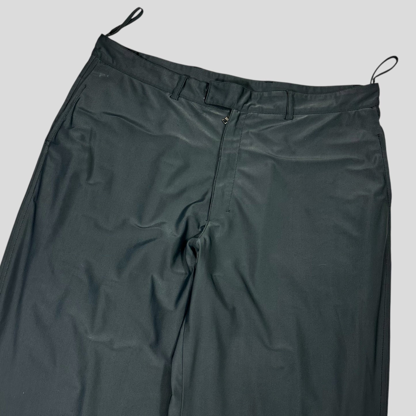 Prada Sport FW99 Textured Nylon Shimmer Baggy Mesh Trousers -IT54 | Default Title, Multicoloured