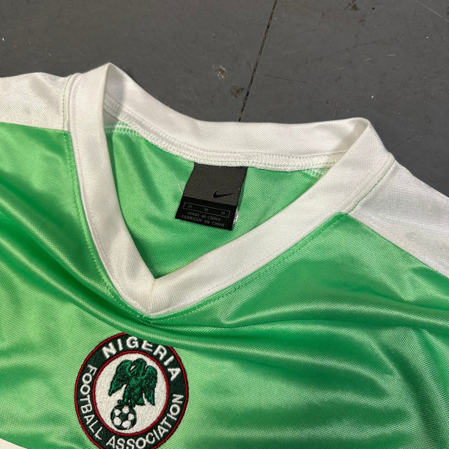 Nike Nigeria 2002 Shirt In Green ( M )