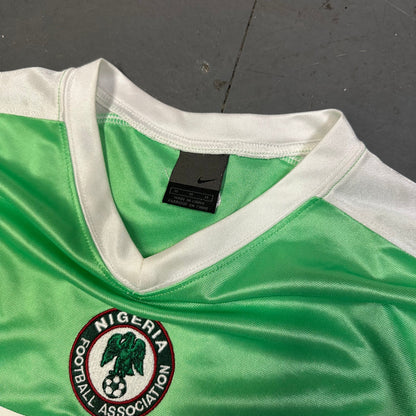 Nike Nigeria 2002 Shirt In Green ( M )