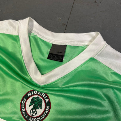 Nike Nigeria 2002 Shirt In Green ( M ) - 1036 Emporium