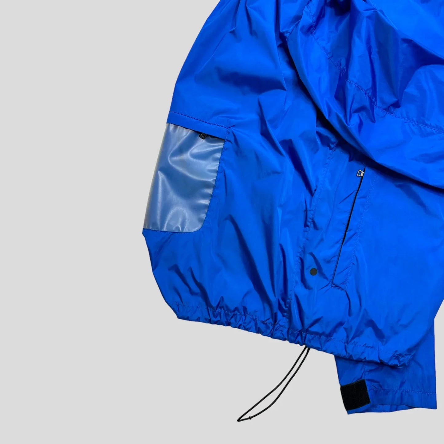 Prada Sport SS99 Latex Pocket Electric Blue Jacket - L