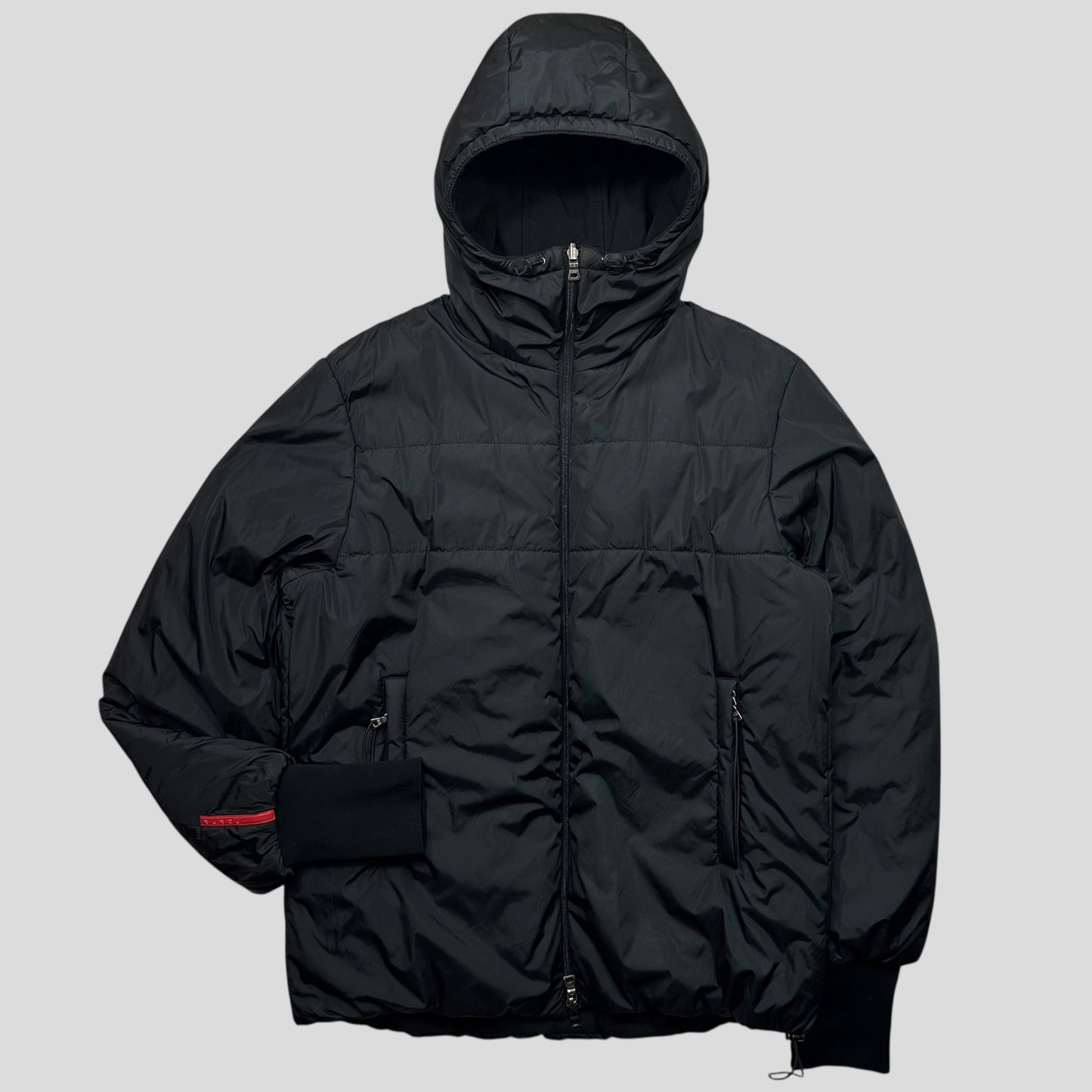 Prada Sport AW00 Ninja Moto Reversible Heavy Nylon Jacket - IT50 (M/L) | Default Title, Black