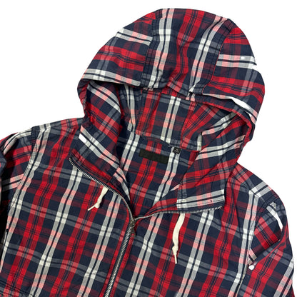 Uniqlo Japan Plaid Jacket In Red & Navy ( XL ) - 1036 Emporium